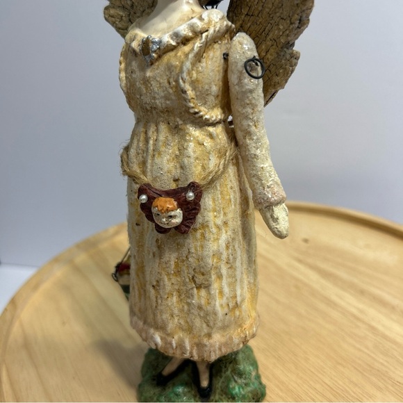 RARE 10” Vintage Bethany Lowe Folk Art Primitive Farmhouse Angel EUC - Picture 2 of 10